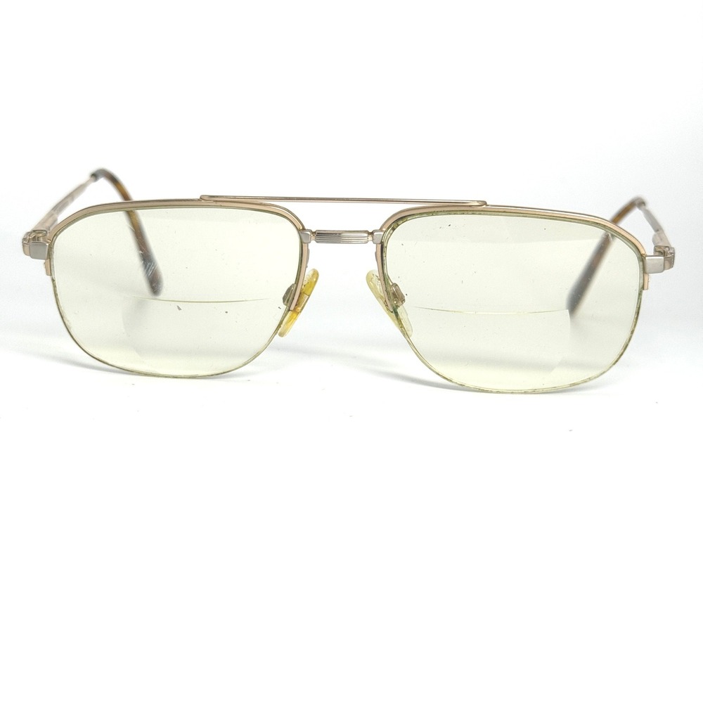 Rodenstock R4184 B 145 Gold Aviator Eyeglasses Frames Mens 56-17 Vintage 21938‎